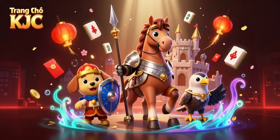 Experience thrilling gameplay at Trang Chủ KJC with vibrant casino elements and engaging characters.