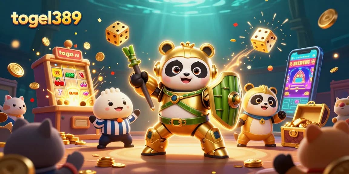 Engage with togel389 in an electrifying 3D scene showcasing a dynamic casino arena.