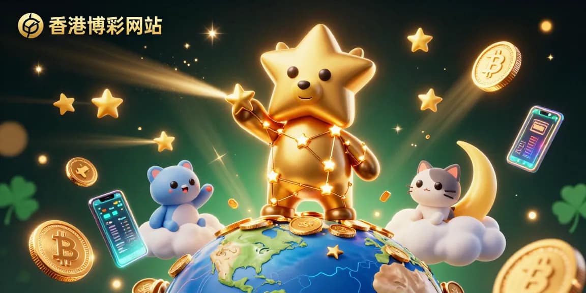 在香港博彩網站上享受獨特的3D插圖，捕捉幸運金幣與星座熊的互動。