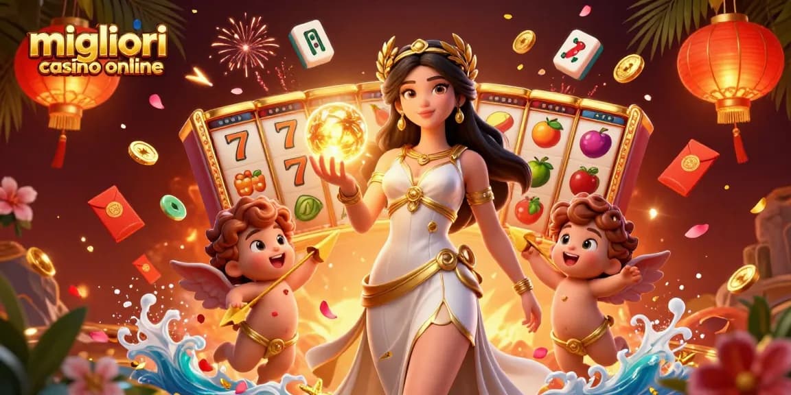 Vivi il brivido dei migliori casino online con slot vivaci, simboli fortunati ed elementi festivi.