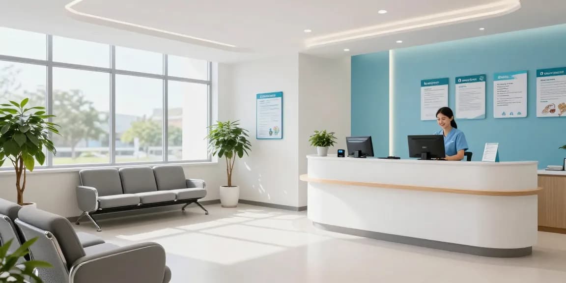 Health insurance for single parents: compassionate doctor consultation in a health clinic.