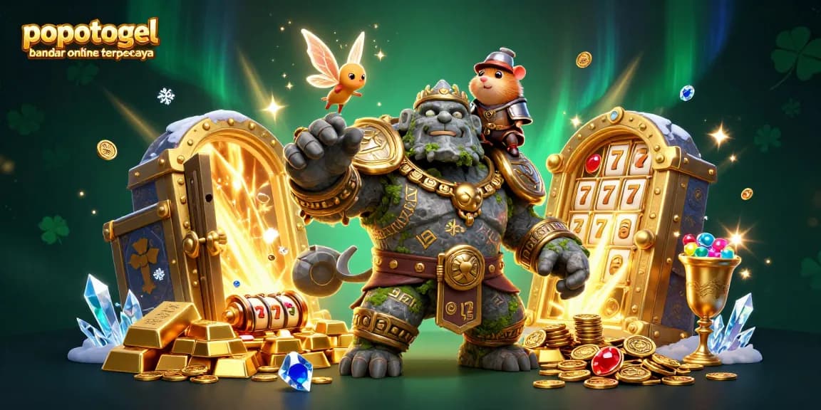 Experience thrilling gameplay with popotogel bandar online terpercaya as fantasy characters celebrate big wins and jackpots.
