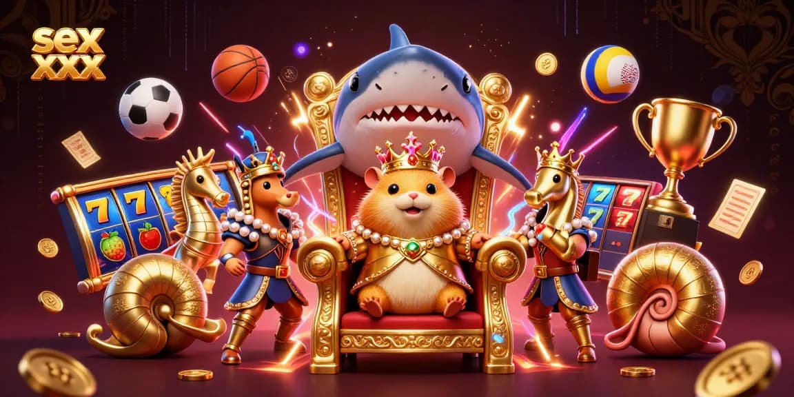 Engage in thrilling gameplay at sex xxx with golden hamster king and dynamic slot reels.