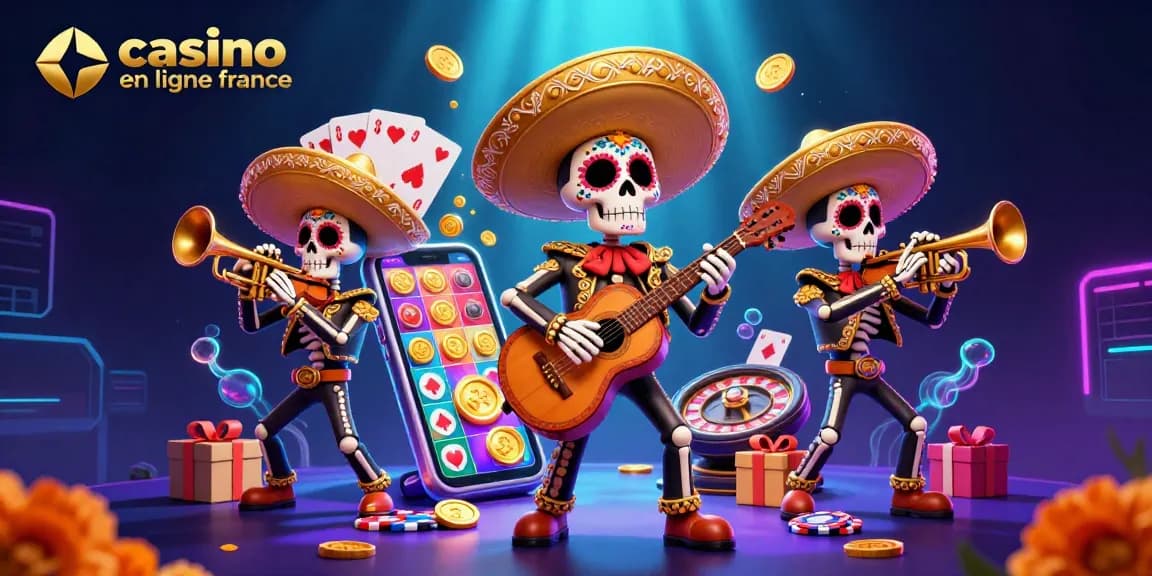 Jeux de machines à sous colorés au casino en ligne France avec des personnages vivants.