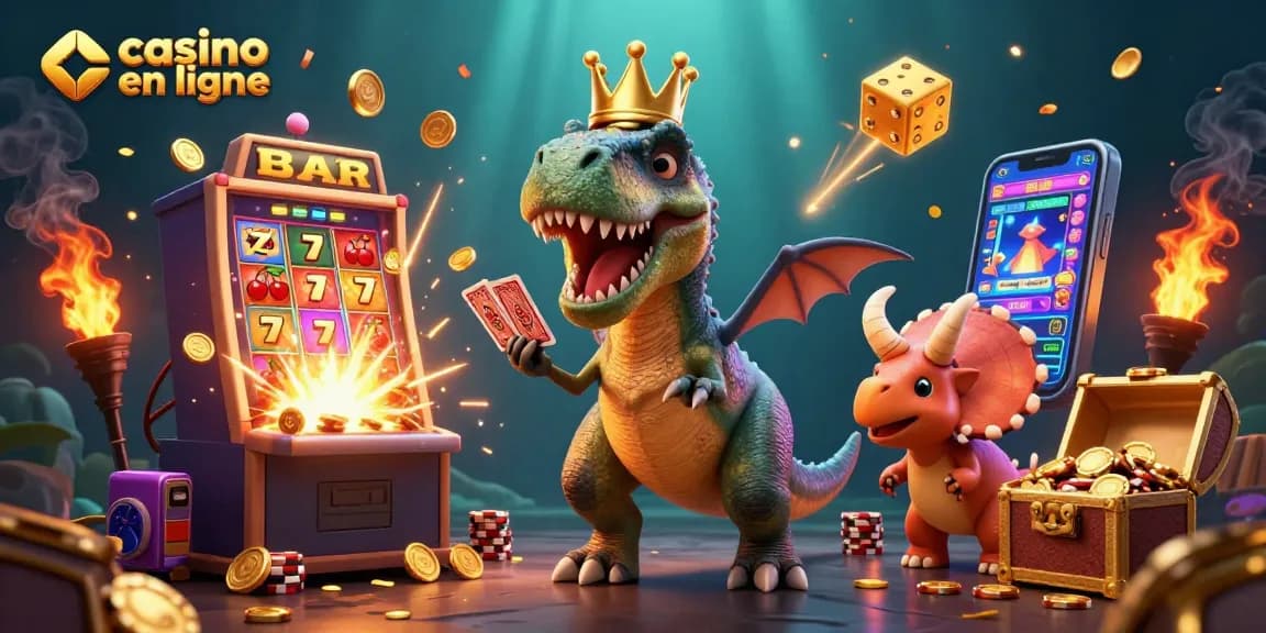 Jouez à des jeux captivants sur casino en ligne avec des personnages animés et des symboles dynamiques.