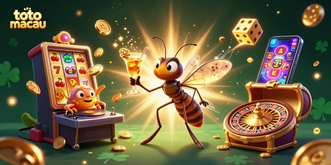 Meriahkan permainan toto macau dengan gambar karakter kasino unik dan slot mesin yang mengagumkan.