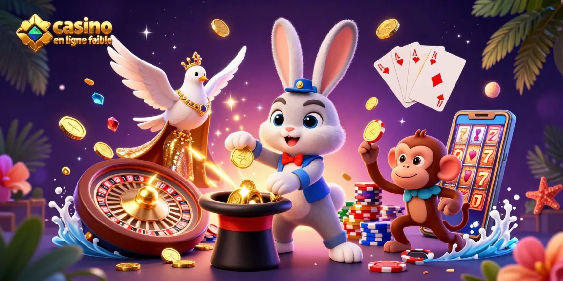 Jouez sur un casino en ligne fiable et découvrez des gains en or avec notre illustration immersive.