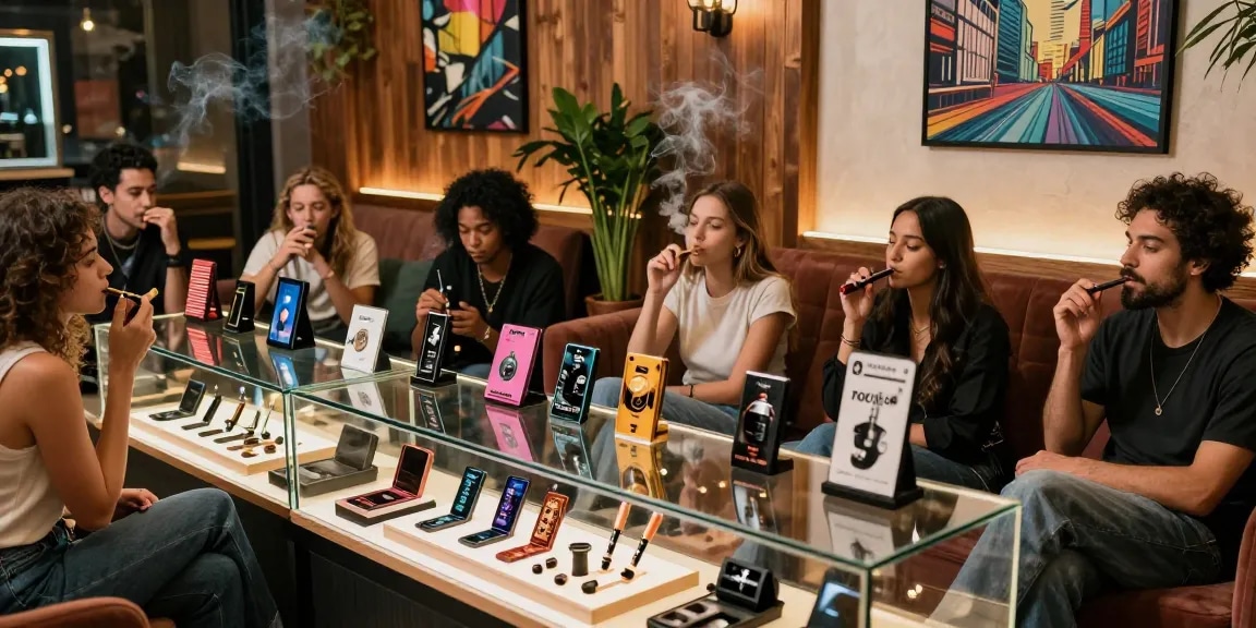 Experience the ultimate rokok88 enjoyment in a vibrant smoking lounge with friends.