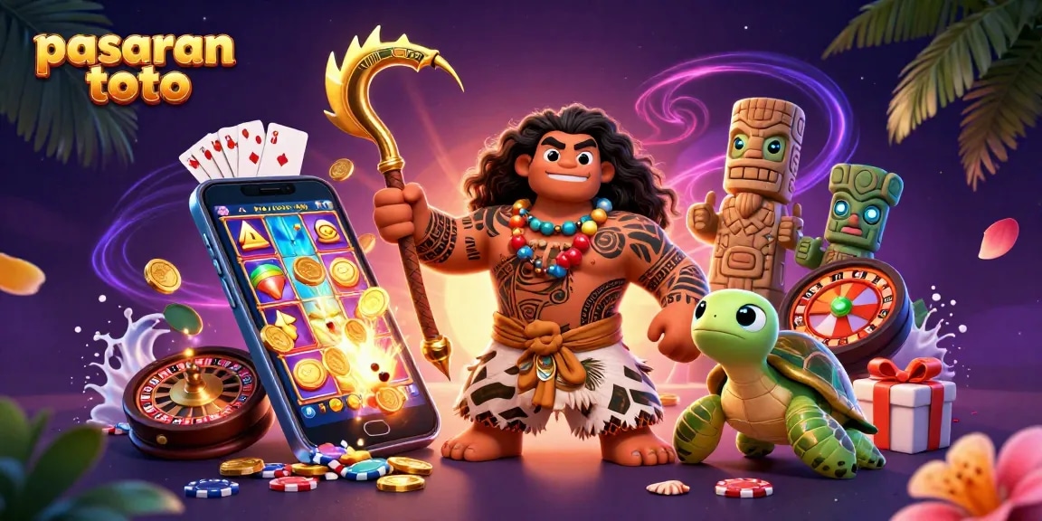 Experience the thrill of pasaran toto with our vibrant 3D illustration art showcasing exciting game elements and characters.