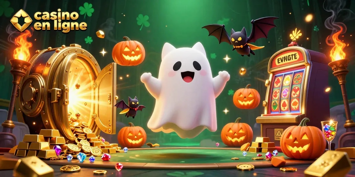 Découvrez le casino en ligne avec ce chat fantôme et son ami dans un manoir hanté.