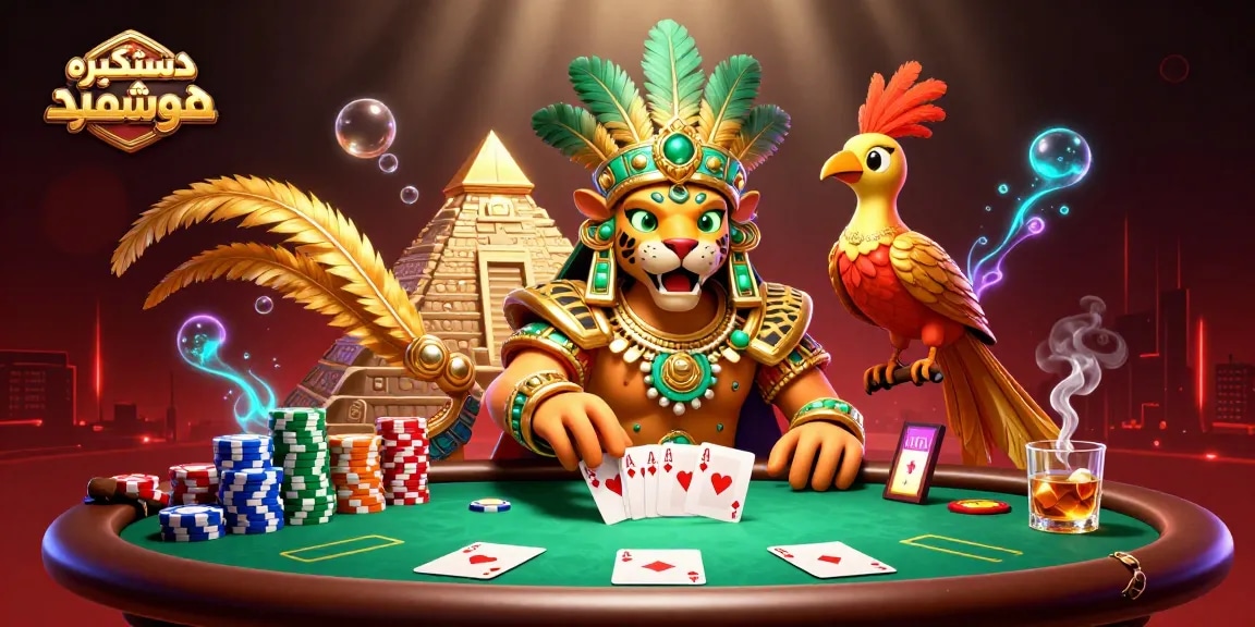 Engage in thrilling casino action with دستگیره هوشمند through a vibrant poker scene.