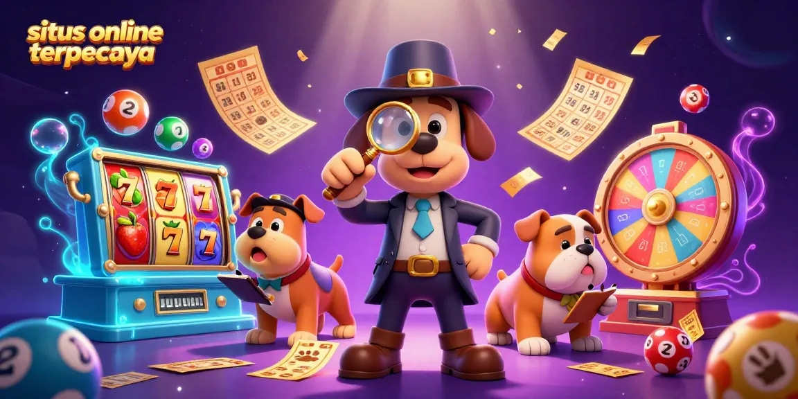 Menggali petunjuk kasino dengan detektif, chip poker emas, dan permainan yang menyenangkan di situs online terpercaya.
