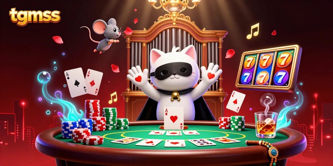 Experience thrilling slots and poker action at tgmss with gaming icons and vibrant gameplay.