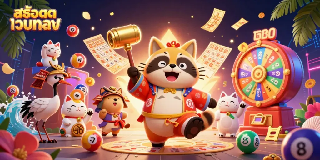 เล่นเกมสล็อตออนไลน์ สล็อตเว็บตรง พร้อมโชคลาภที่มาพร้อมกับสัญลักษณ์นำโชคและบอลหลากสี