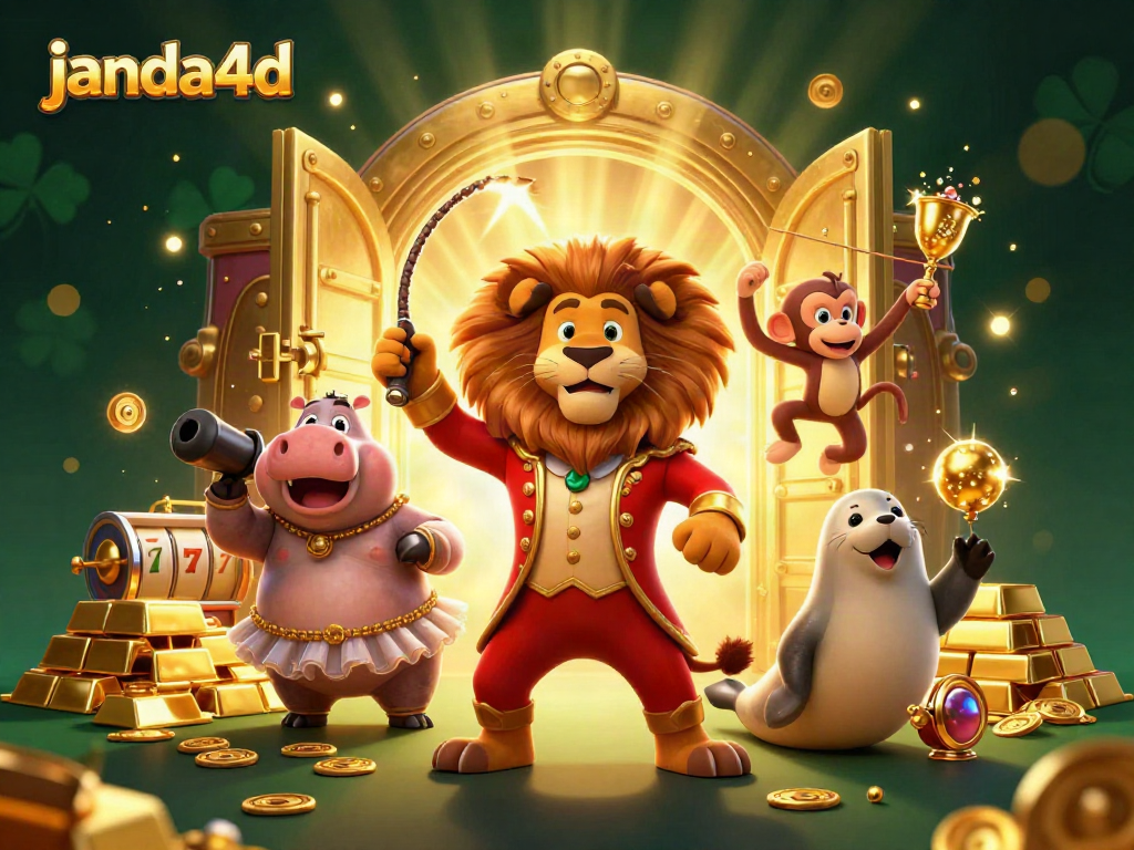 Permainan slot janda4d yang penuh keberuntungan dengan karakter menarik dan perhiasan berkilauan