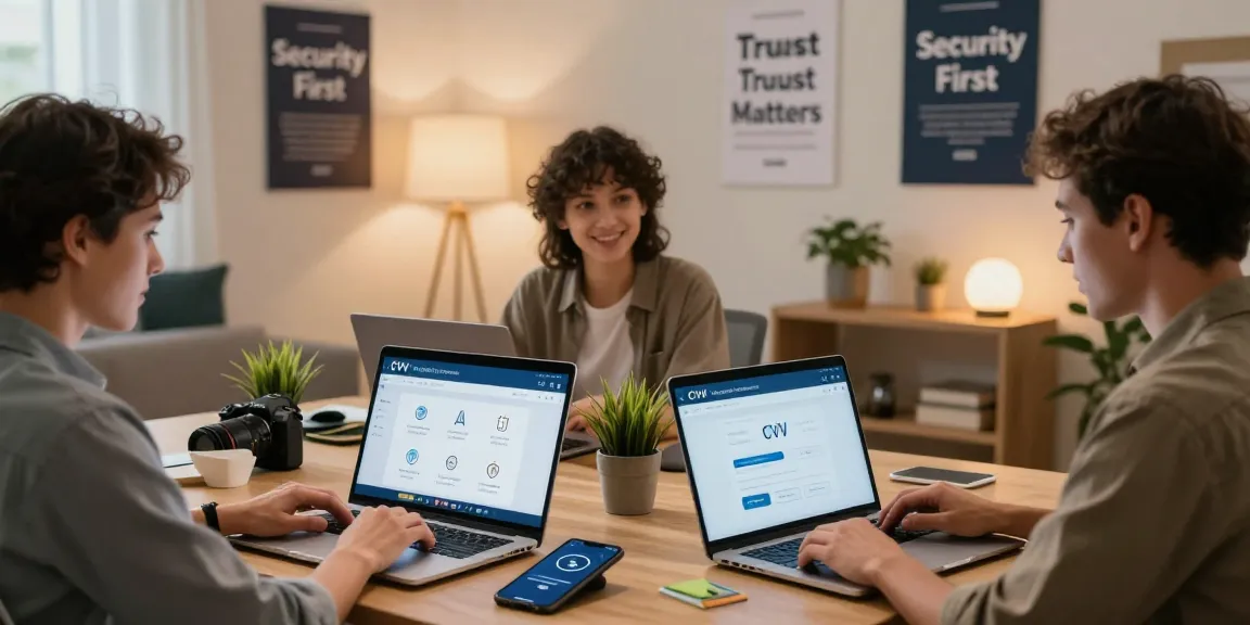 People engaging in secure transactions at the best dumps shop with modern devices in a digital marketplace.