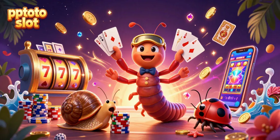 Experience the excitement of pptoto slot with a lively dealer, thrilling cards, and shining coins!
