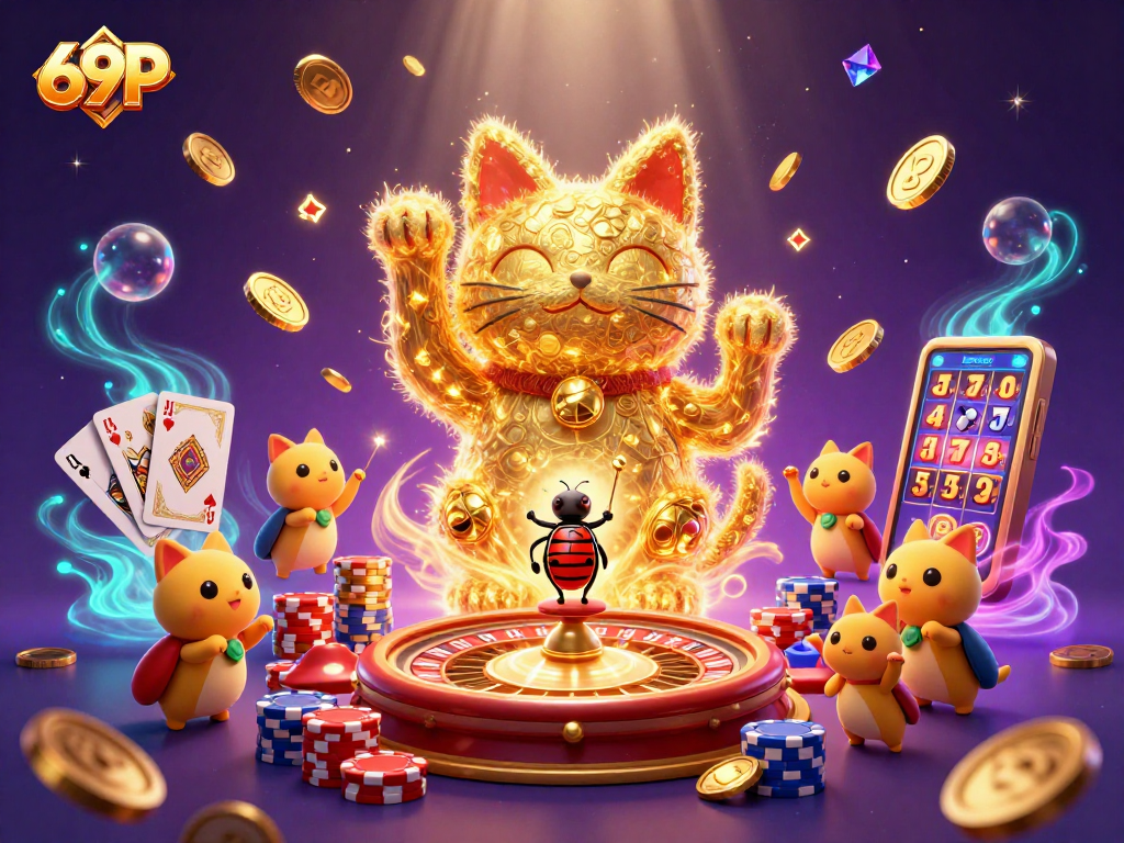 Explore o fascinante mundo dos jogos com a 69P, onde um gato da sorte se destaca.