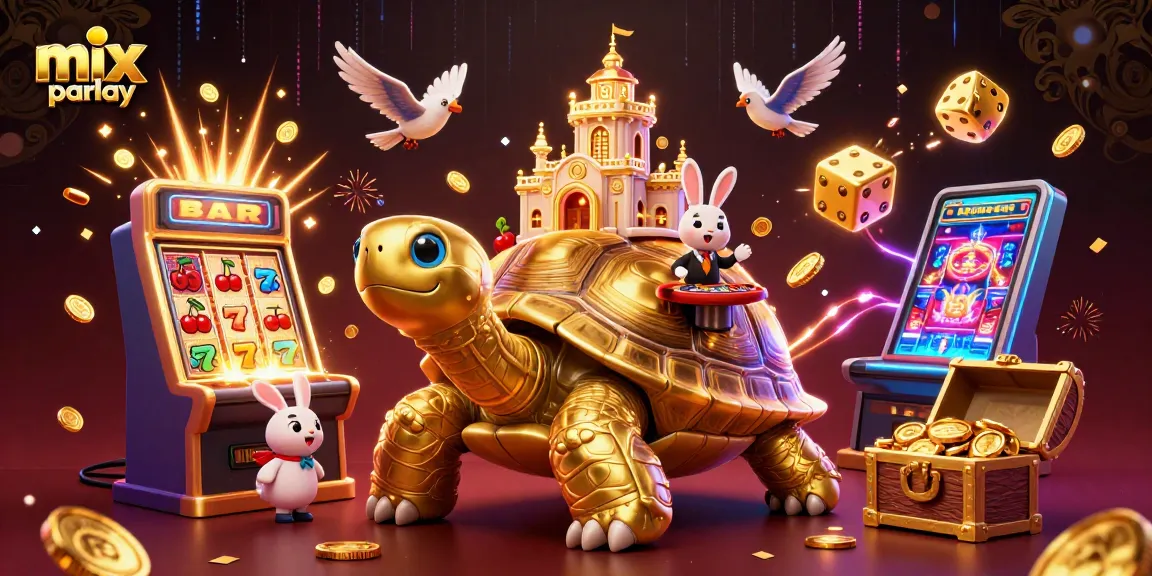 Experience mix parlay betting with thrilling treasures at a vibrant casino scene.