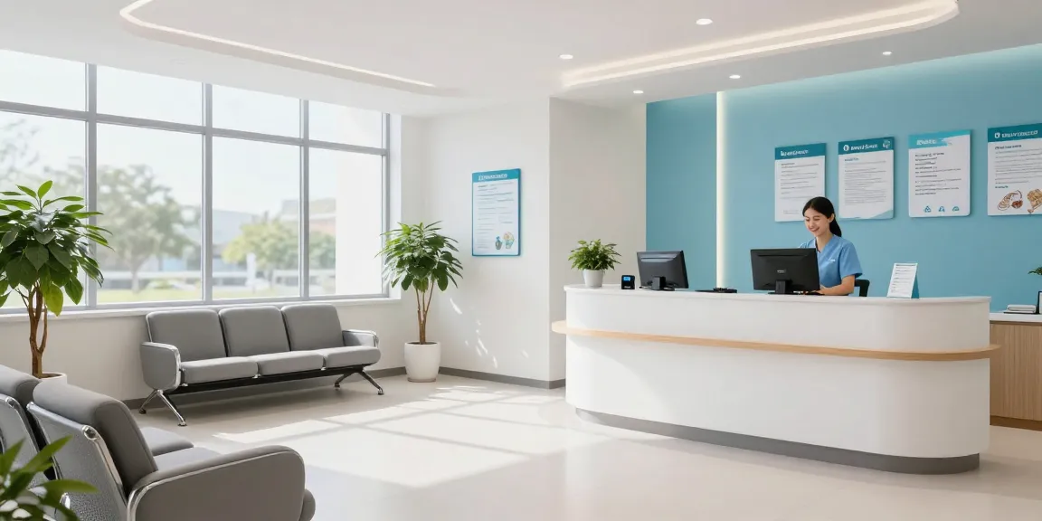 Health insurance for single parents: compassionate doctor consultation in a health clinic.