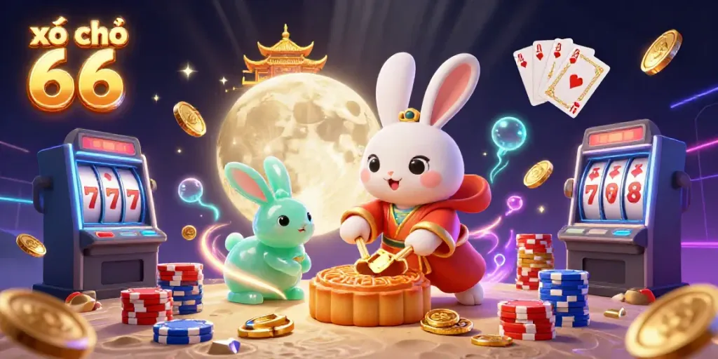 Experience the thrill of xổ số 66 with a captivating 3D illustration of fortune and luck!