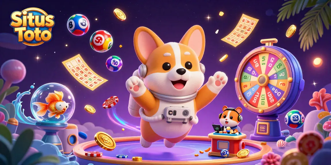 Situs Toto offers an exciting casino experience with vibrant gaming elements and engaging characters.