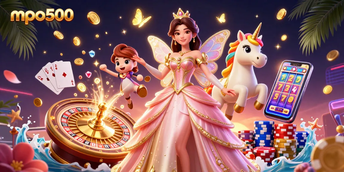 Experience thrilling gameplay at mpo500 with glamorous characters and dynamic casino elements.