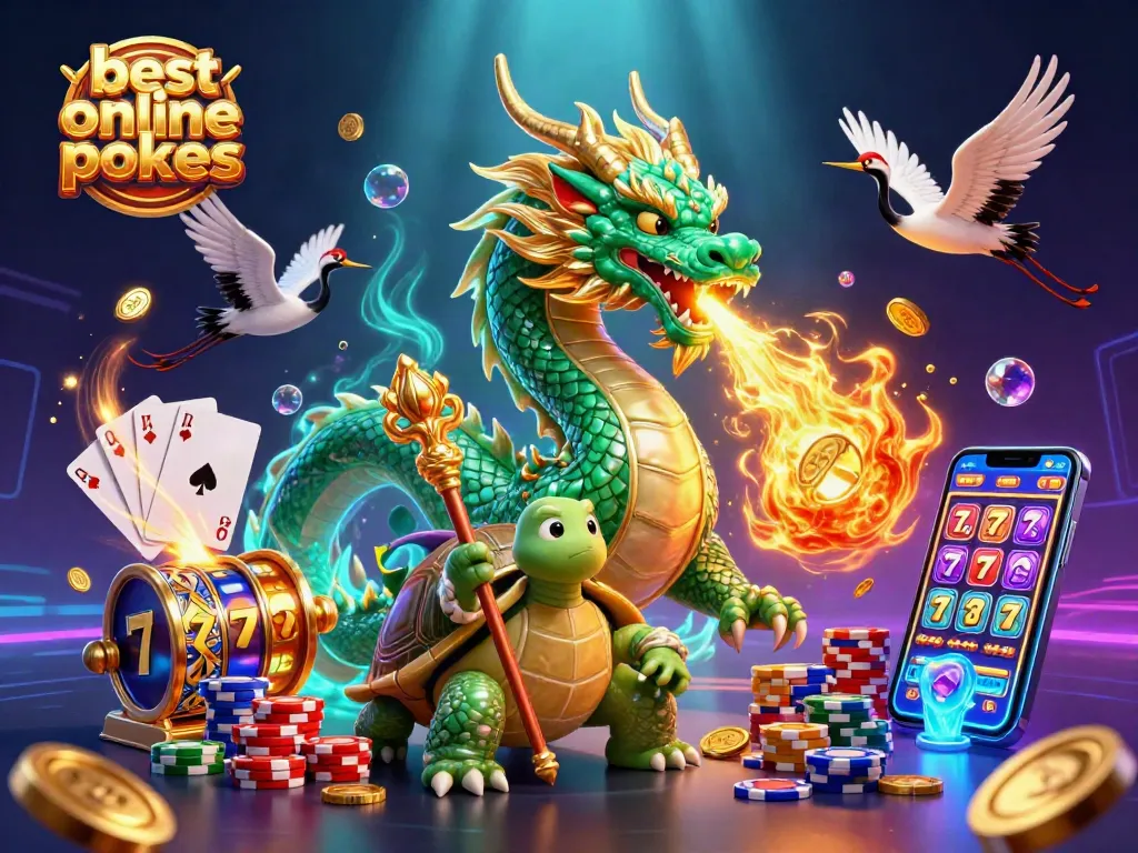 Spin the best online pokies with golden dragons and vibrant casino elements for a thrilling gaming experience.
