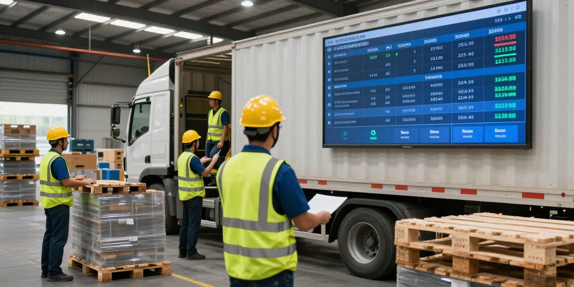 LKW Spedition in Dortmund: Effiziente Logistikszene mit Lagerung und Transport.