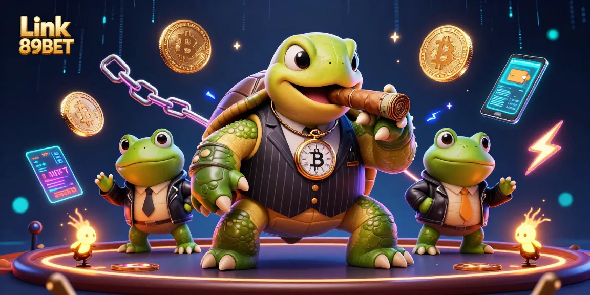 Link 89BET showcases an entertaining casino scene with characters and vibrant game elements.