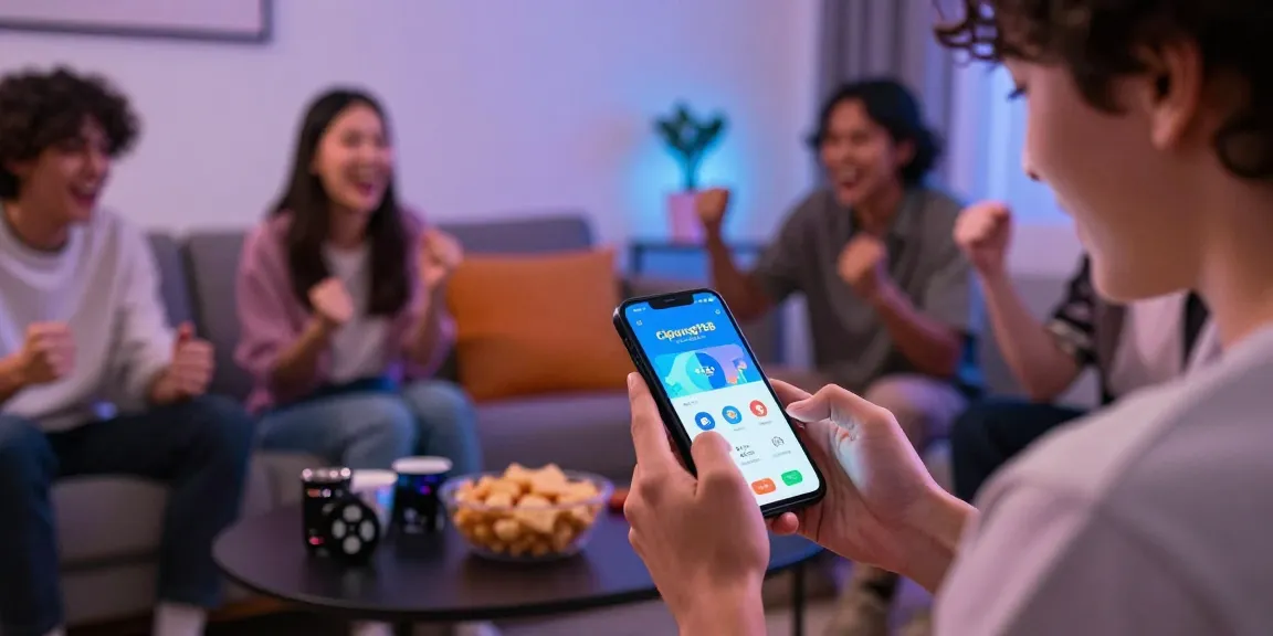 Cipung138 aplikasi permainan online di smartphone dengan suasana keramahtamahan.