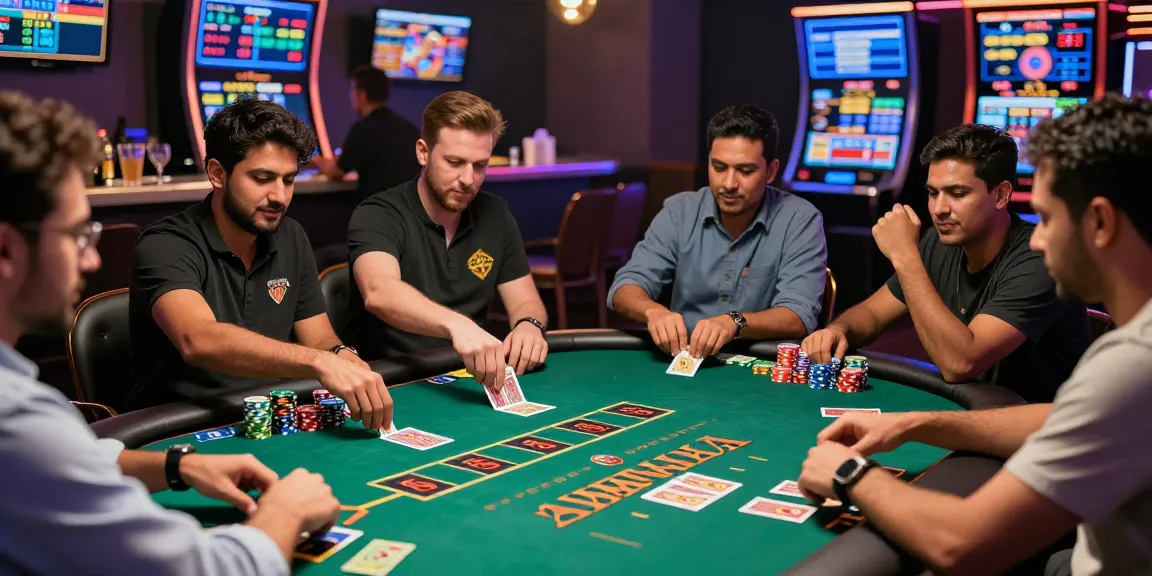 Exciting Andar Bahar live casino game scene with real dealer and enthusiastic players.