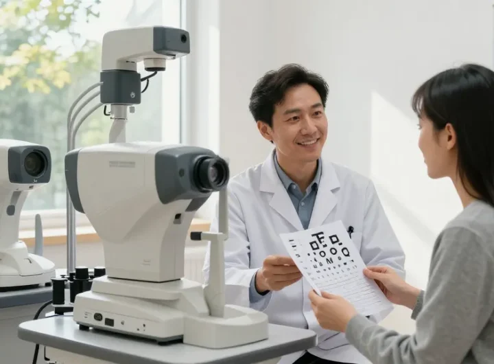 Consultation at SNU Eye Clinic showcasing personalized care for vision correction in Korea.
