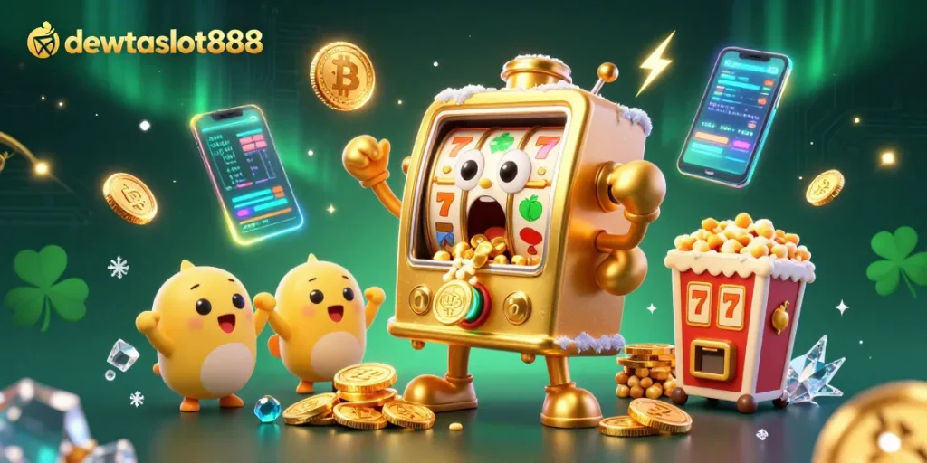 Menangkan jackpot di dewataslot888 dengan mesin slot emas 3D yang mengesankan dan banyak koin mengalir.