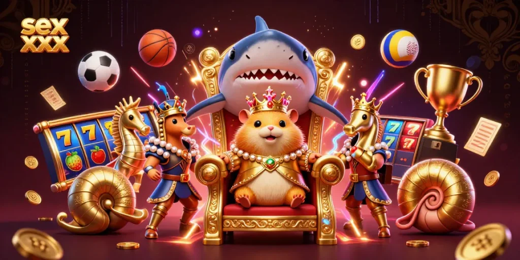 Engage in thrilling gameplay at sex xxx with golden hamster king and dynamic slot reels.